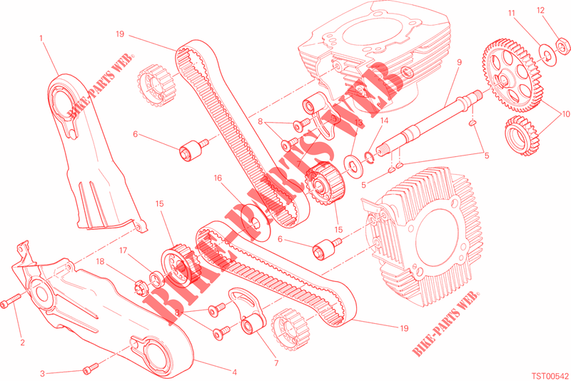 DISTRIBUTION pour Ducati Scrambler Icon 2016