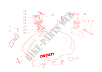 RESERVOIR D'ESSENCE pour Ducati Monster 900 S i.e. 2001