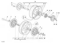 ROUES  Monster ducati-moto 2001 Monster S4 16