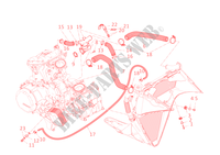 CIRCUIT DE REFROIDISSEMENT pour Ducati 1199 Panigale S 2014