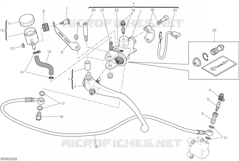 COMMANDE D'EMBRAYAGE Ducati Moto Superbike 2014 1199 Panigale S ABS  1199 Panigale S ABS