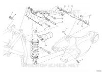 AMORTISSEUR ARRIERE pour Ducati 1098 2008