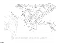 BOUCLE ARRIERE DE CADRE pour Ducati 1098 2008