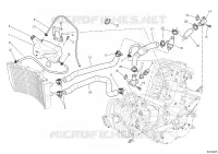 CIRCUIT DE REFROIDISSEMENT pour Ducati 1098 2008