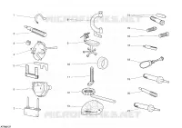 OUTILS SPECIAUX POUR MAINTENANCE (MOTEUR) 1 pour Ducati 1098 2008