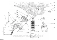 POMPE A HUILE   FILTRE pour Ducati 1098 2008