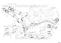 SYSTEME D'ECHAPPEMENT pour Ducati 1098 2008