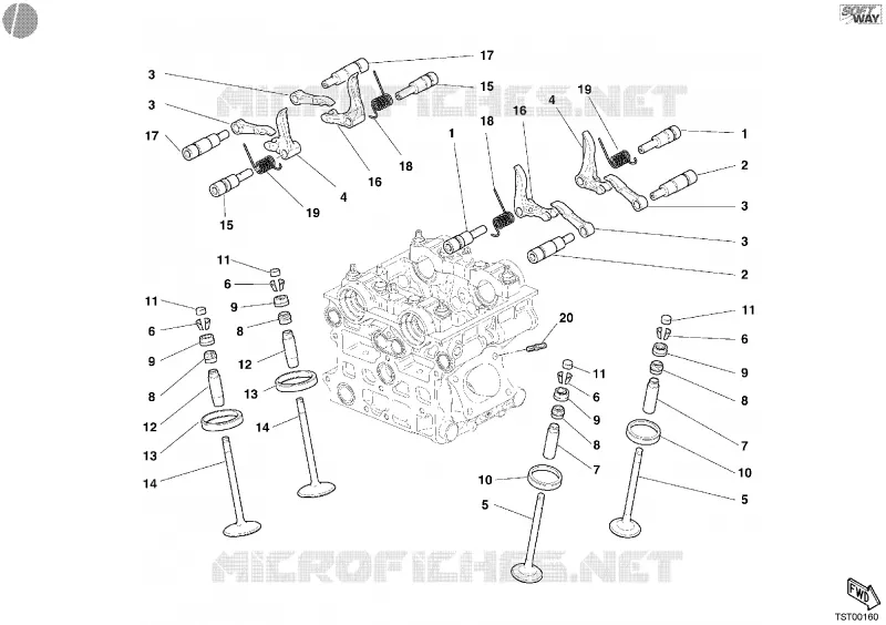 SOUPAPES Ducati Moto Superbike 2006 749 S  749 S