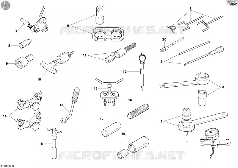OUTILS SPECIAUX POUR MAINTENANCE (MOTEUR) Ducati Moto Superbike 2006 749 R  749 R