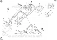 BOUCLE ARRIERE DE CADRE pour Ducati 998 2003