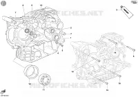 CARTER MOTEUR pour Ducati 998 2003