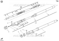 FOURCHE AVANT pour Ducati 998 2003