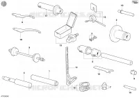 OUTILS SPECIAUX POUR MAINTENANCE (PARTIE CYCLE) pour Ducati 998 2003