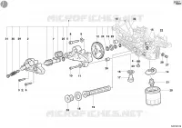 POMPE A HUILE   FILTRE pour Ducati 998 2003