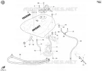 RESERVOIR D'ESSENCE pour Ducati 998 2003