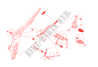 REPOSE PIEDS GAUCHE pour Ducati Diavel 1200 2015