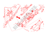 BOUCLE ARRIERE DE CADRE pour Ducati Diavel 1200 Carbon 2015