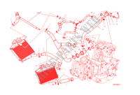 CIRCUIT DE REFROIDISSEMENT pour Ducati Diavel 1200 Carbon 2015