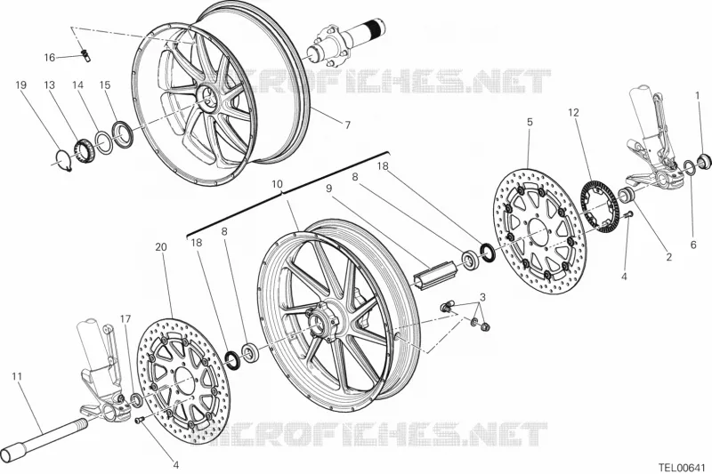 ROUES Ducati Moto Diavel 2014 Diavel 1200 Carbon  Diavel 1200 Carbon