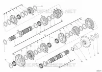 BOITE DE VITESSES pour Ducati Diavel 1200 Strada 2014