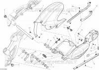 BRAS OSCILLANT pour Ducati Diavel 1200 Strada 2014
