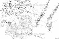 CADRE pour Ducati Diavel 1200 Strada 2014