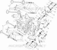 CULASSE HORIZONTALE pour Ducati Diavel 1200 Strada 2014