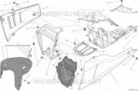 GARDE BOUE AVANT pour Ducati Diavel 1200 Strada 2014