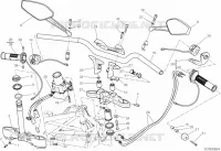 GUIDON pour Ducati Diavel 1200 Strada 2014