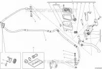 MAITRE CYLINDRE D'EMBRAYAGE pour Ducati Diavel 1200 Strada 2014