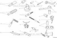 OUTILS SPECIAUX POUR MAINTENANCE pour Ducati Diavel 1200 Strada 2014