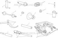 OUTILS SPECIAUX POUR MAINTENANCE pour Ducati Diavel 1200 Strada 2014