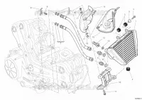 RADIATEUR D'HUILE pour Ducati Diavel 1200 Strada 2014