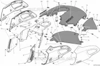 RÉSERVOIR pour Ducati Diavel 1200 Strada 2014