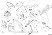 SYSTÈME DE FREIN ARRIERE pour Ducati Diavel 1200 Strada 2014