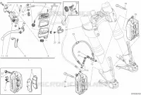 SYSTÈME DE FREIN AVANT pour Ducati Diavel 1200 Strada 2014