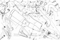SYSTEME D'ECHAPPEMENT pour Ducati Diavel 1200 Strada 2014