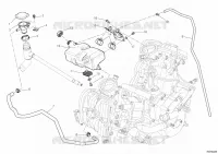 VASE D'EXPANSION pour Ducati Diavel 1200 Strada 2014