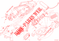 AMORTISSEUR ARRIERE pour Ducati Multistrada 1200 S Touring 2012