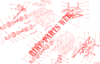 CULASSE: SYSTÈME DE DISTRIBUTION pour Ducati Hypermotard 2014