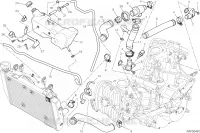 CIRCUIT DE REFROIDISSEMENT pour Ducati Hyperstrada 2014