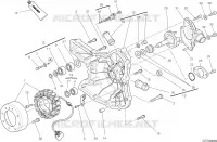 COUVERCLE / GENERATEUR pour Ducati Hyperstrada 2014