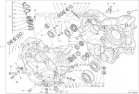 DEMI CARTERS MOTEUR pour Ducati Hyperstrada 2014