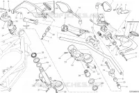 GUIDON ET COMMODOS pour Ducati Hyperstrada 2014