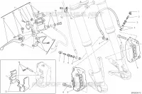 SYSTÈME DE FREIN AVANT pour Ducati Hyperstrada 2014