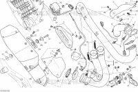 SYSTEME D'ECHAPPEMENT pour Ducati Hyperstrada 2014