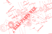 COUVERCLE / GENERATEUR pour Ducati Hypermotard SP 2014