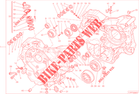 DEMI CARTERS MOTEUR pour Ducati Hypermotard SP 2014