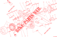 CIRCUIT DE REFROIDISSEMENT pour Ducati Hypermotard 2013