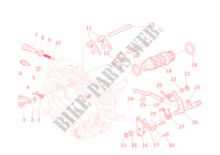 MECANISME DE SELECTION pour Ducati Hypermotard 796 2012